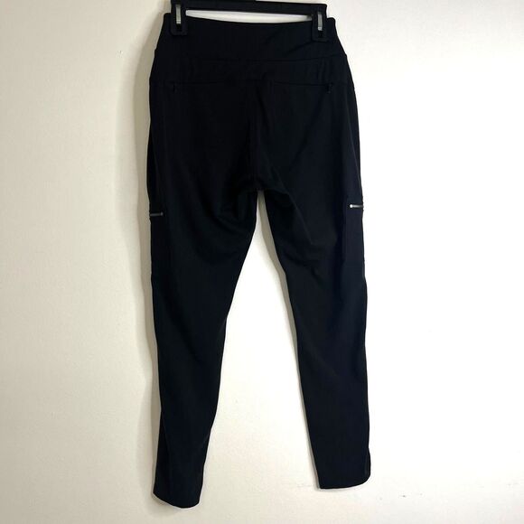 Athleta Pants - ATHLETA Headlands 8 Hybrid Cargo Pull On Pants Black Lifestyle Travel Work Pant